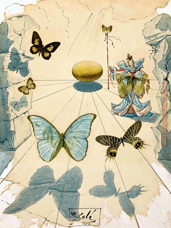 Salvador Dali BUTTERFLIES